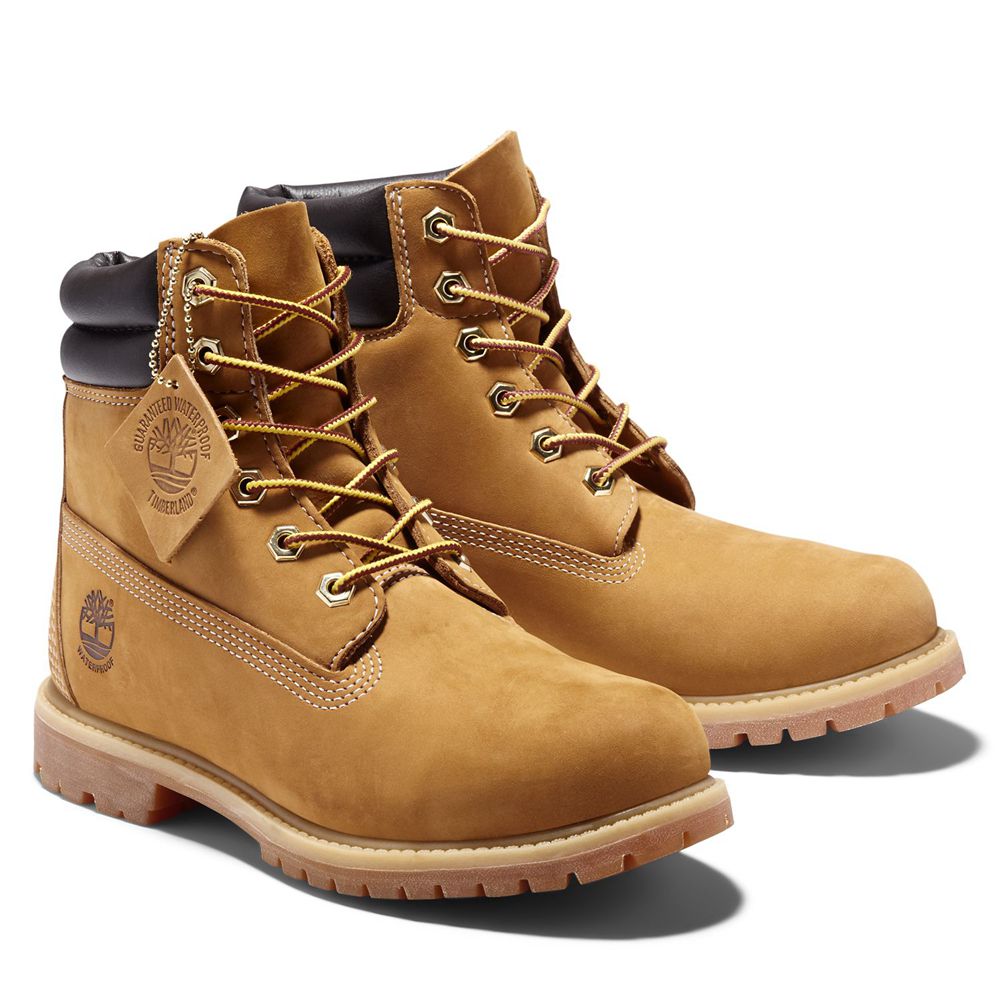 Timberland 6-Inch Μποτακια Γυναικεια Καφε - Waterville Waterproof - Greece 7291643-HR